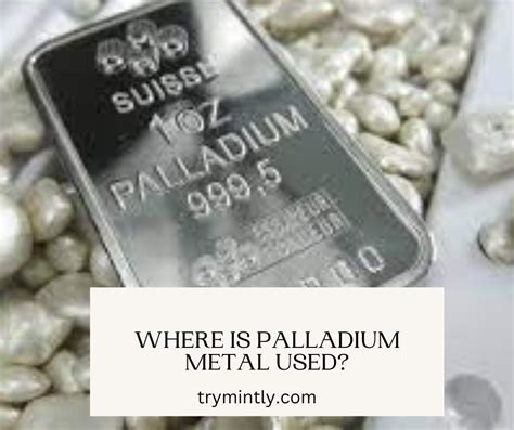 what is palladium used for today